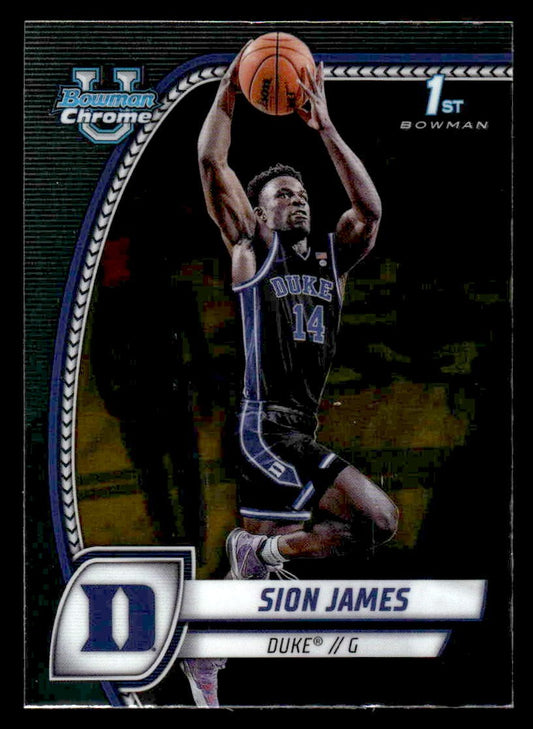 2024-25 Bowman University Chrome #63 Sion James