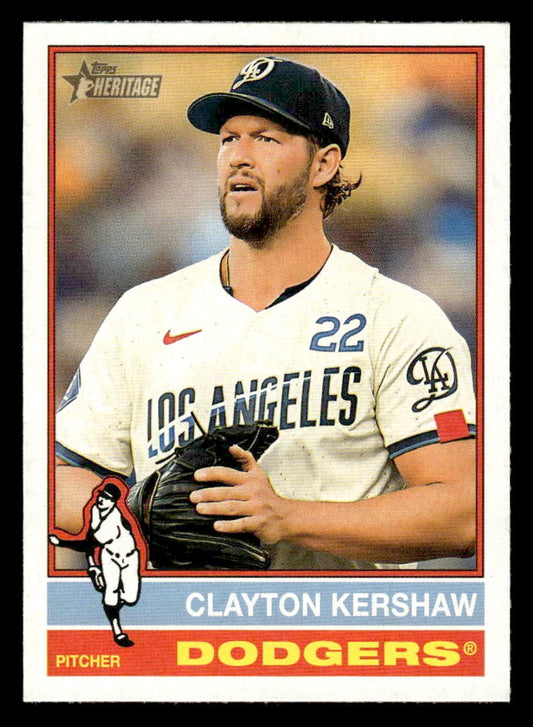 2025 Topps Heritage #64 Clayton Kershaw