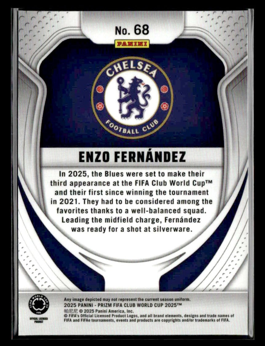 2025 Panini Prizm FIFA Club World Cup #68 Enzo Fernandez