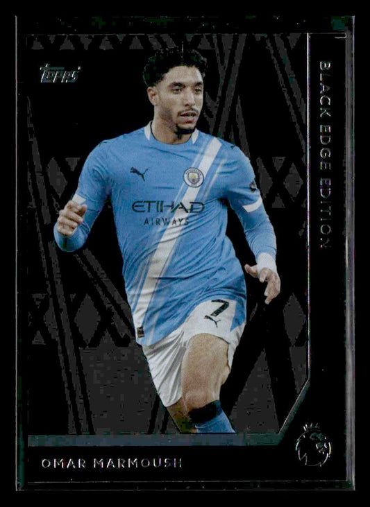 2025-26 Topps Premier League #BE29 Omar Marmoush Black Edge Edition
