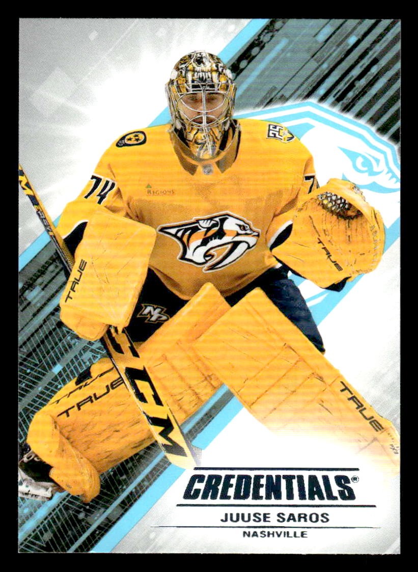 2024-25 Upper Deck Credentials #78 Juuse Saros