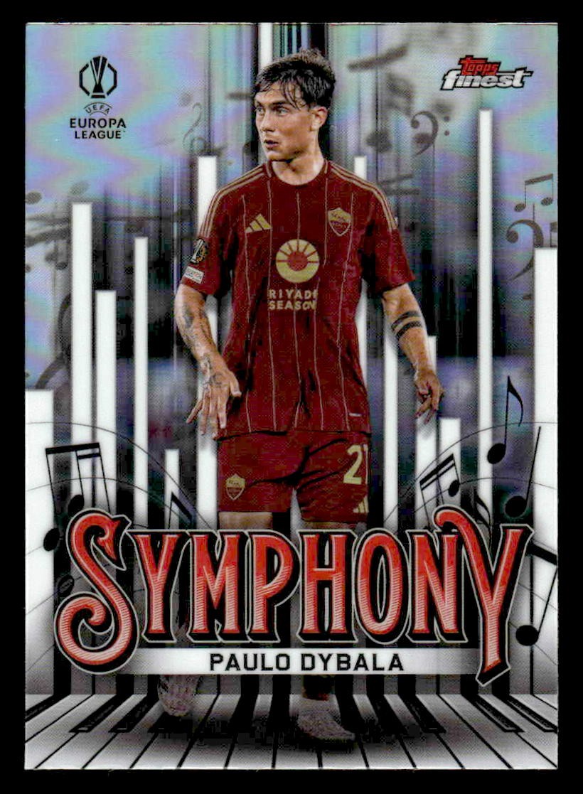 2024-25 Topps Finest UEFA Club Comp #SY-8 Paulo Dybala Symphony