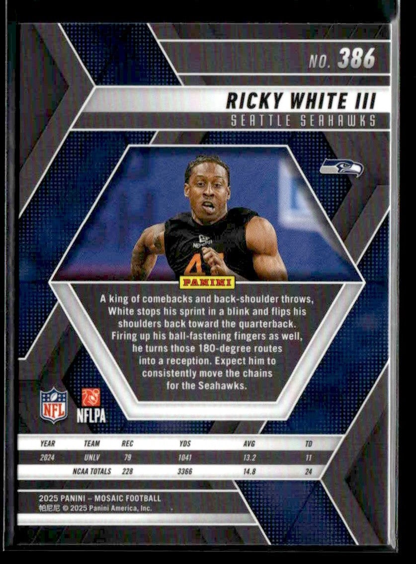 2025 Panini Mosaic #386 Ricky White III