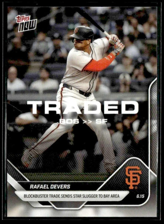 2025 Topps Now #303 Rafael Devers Traded