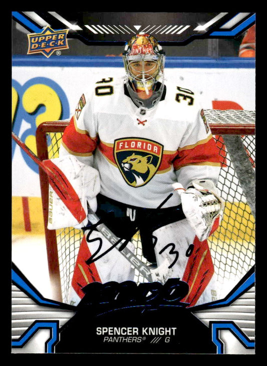 2022-23 Upper Deck MVP #66 Spencer Knight Blue Script