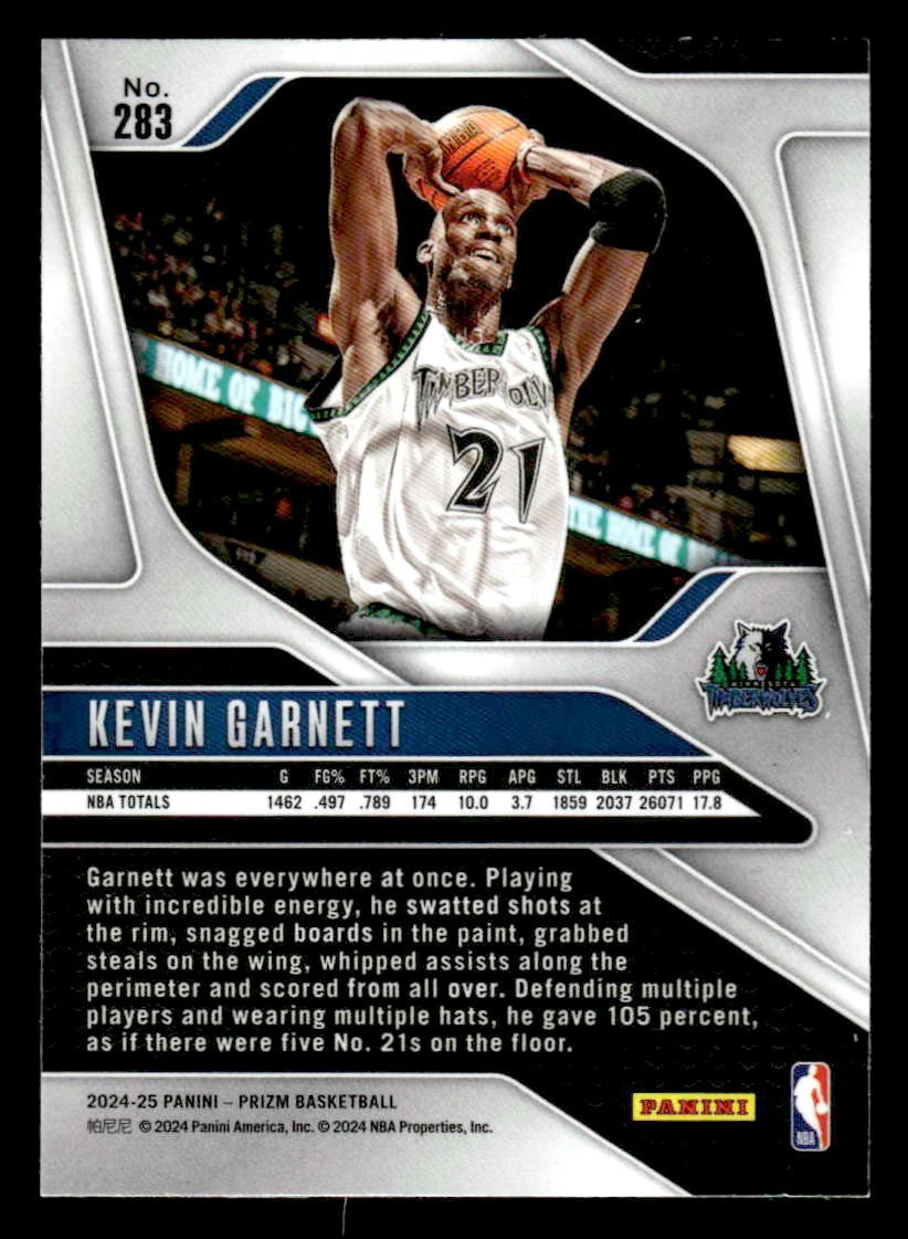 2024-25 Panini Prizm #283 Kevin Garnett