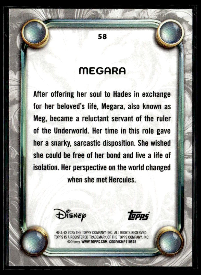 2025 Topps Disney Wonder #58 Megara