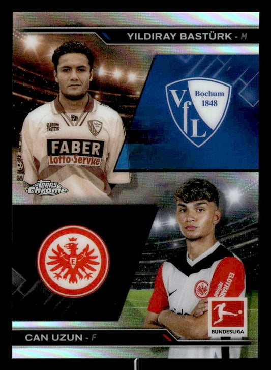 2025 Topps Chrome Bundesliga #HIN-14 Yildiray Basturk / Can Uzun History Is Now