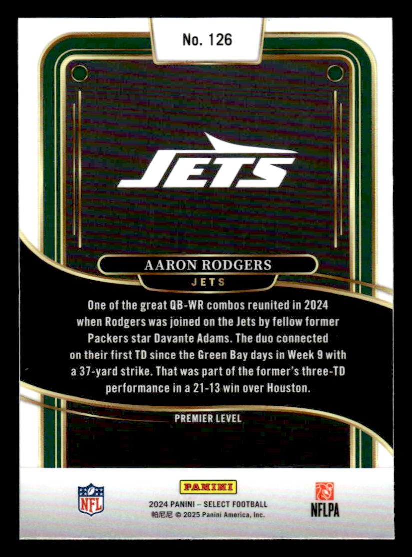 2024 Panini Select #126 Aaron Rodgers