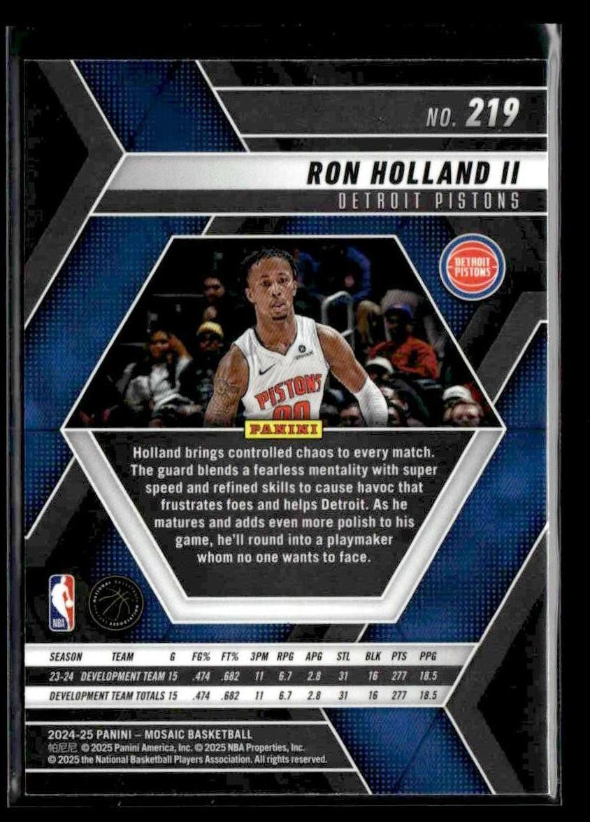 2024-25 Panini Mosaic #219 Ron Holland II