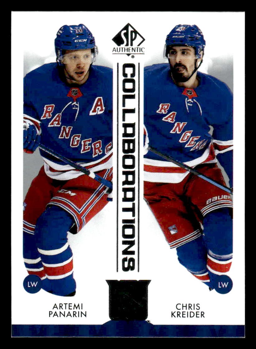 2023-24 SP Authentic #C-22 Artemi Panarin / Chris Kreider Collaborations