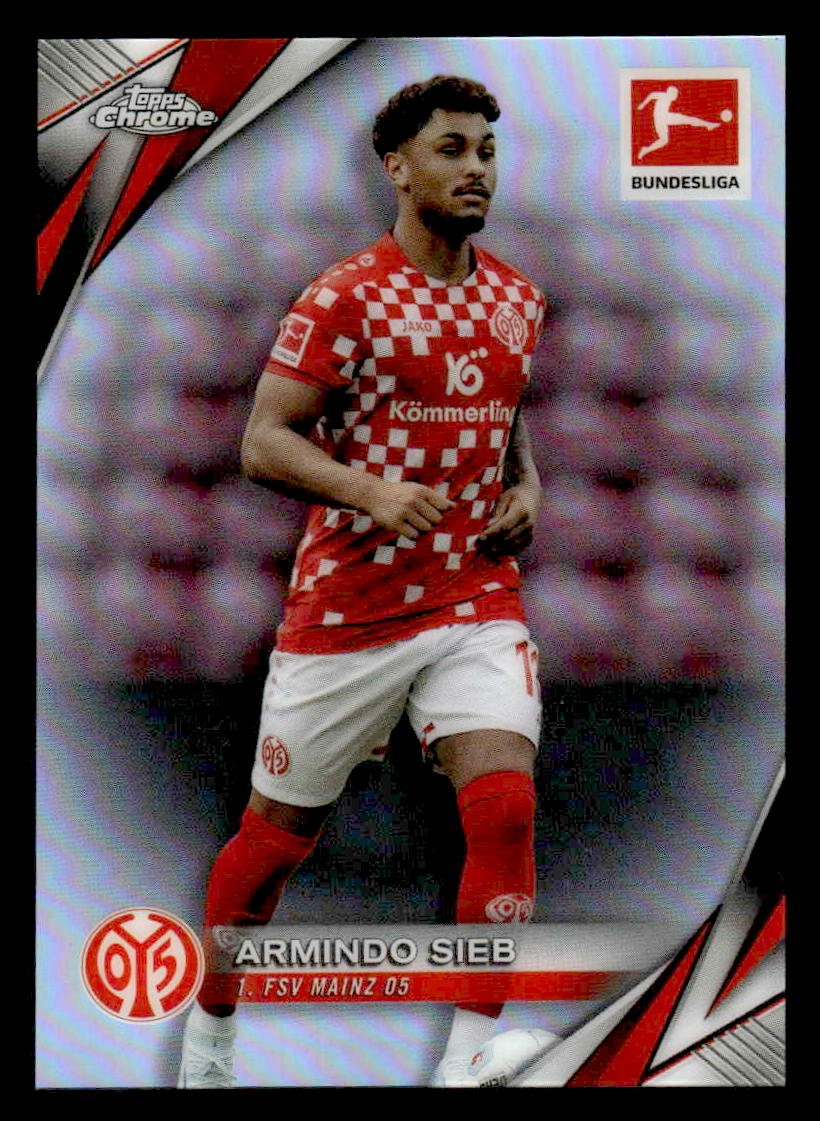 2025 Topps Chrome Bundesliga #72 Armindo Sieb Refractor