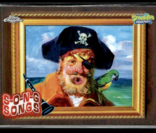 2025 Topps Chrome SpongeBob 25th Anniversary #S-15 Help Wanted S-O-N-G Songs