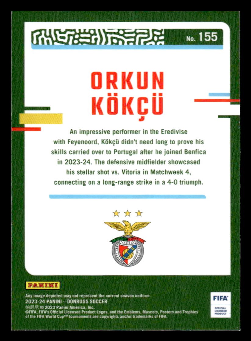 2023-24 Donruss #155 Orkun Kokcu Optic