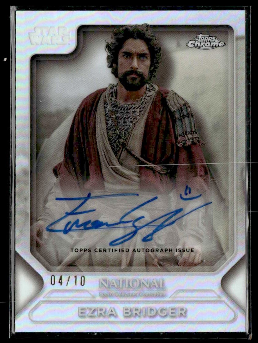 2025 Topps NSCC Exclusive #SW-EE Ezra Bridger Refractor Autographs #04/10