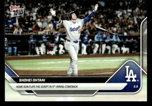 2025 Topps Now #160 Shohei Ohtani Home Run Flips the Script