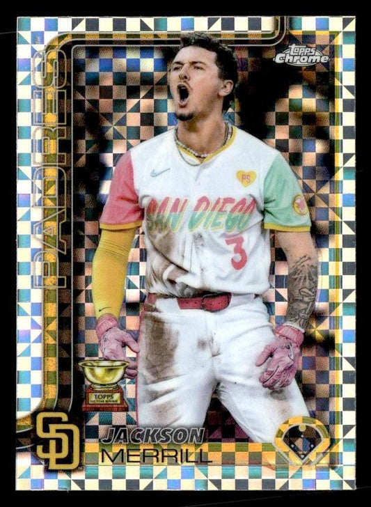 2025 Topps Chrome #61 Jackson Merrill X-Fractors