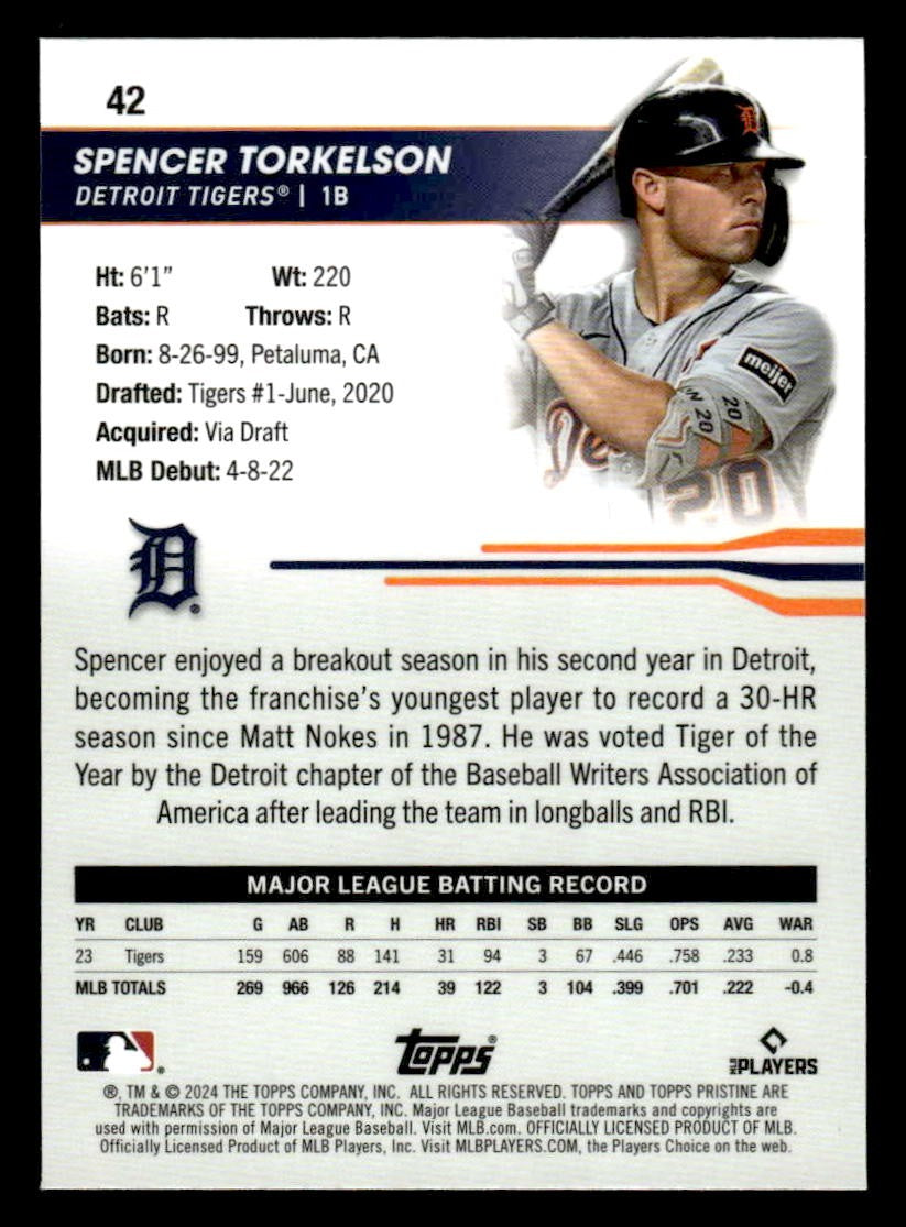 2024 Topps Pristine #42 Spencer Torkelson