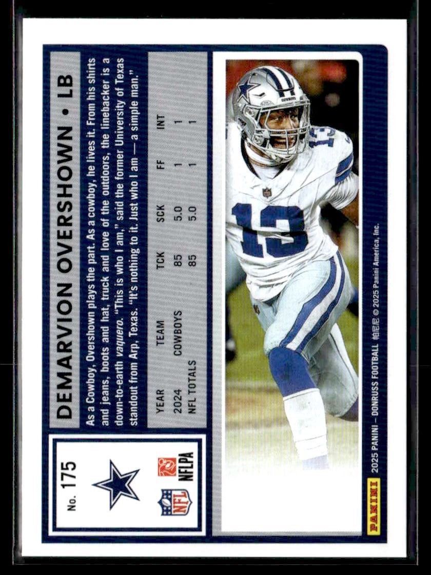 2025 Donruss #175 Demarvion Overshown