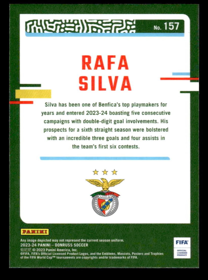 2023-24 Donruss #157 Rafa Silva Optic