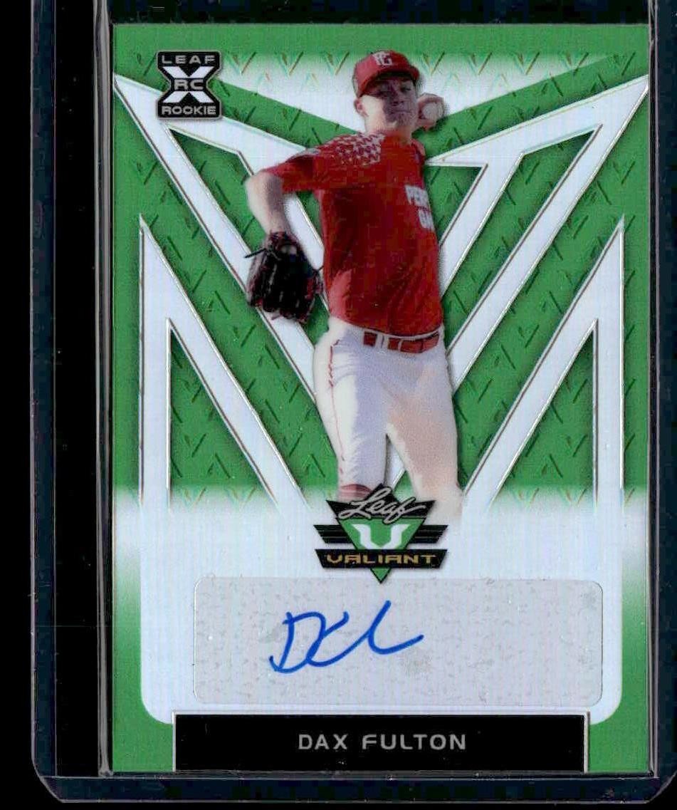 2020 Leaf Ultimate #BA-DF1 Dax Fulton Green #/99