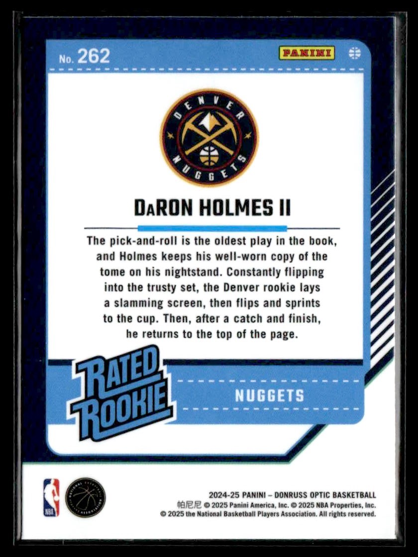2024-25 Donruss Optic #262 DaRon Holmes II