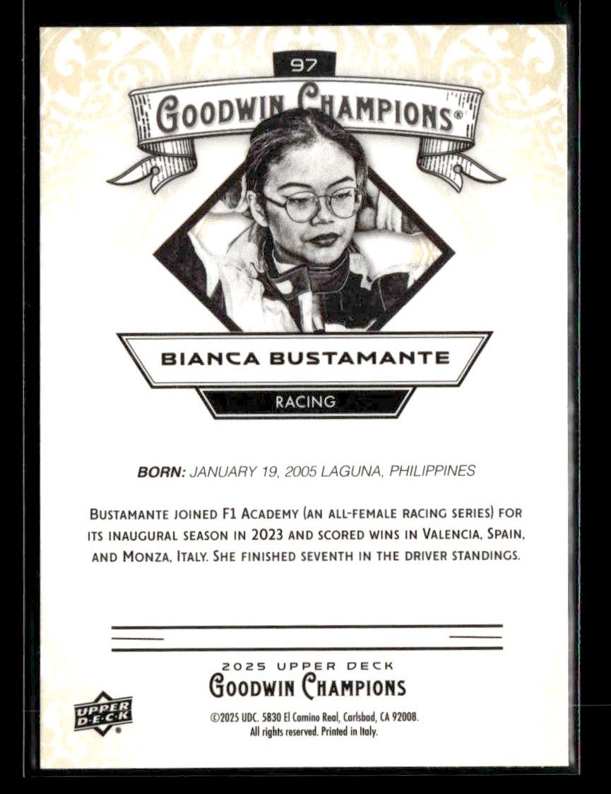 2025 Upper Deck Goodwin Champions #97 Bianca Bustamante