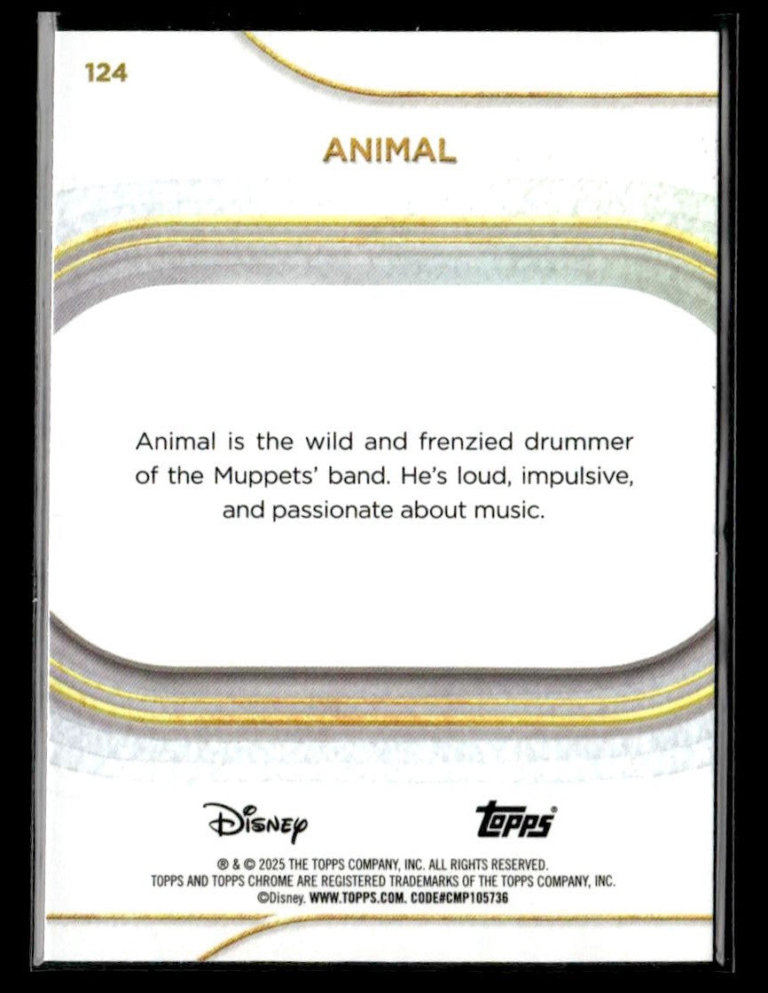 π Animal β 2025 Topps Chrome Disney #124 π