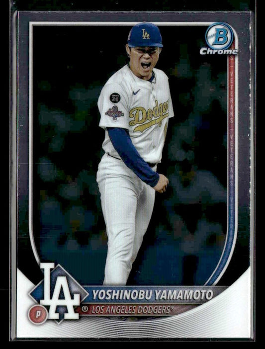 2025 Bowman Chrome #76 Yoshinobu Yamamoto