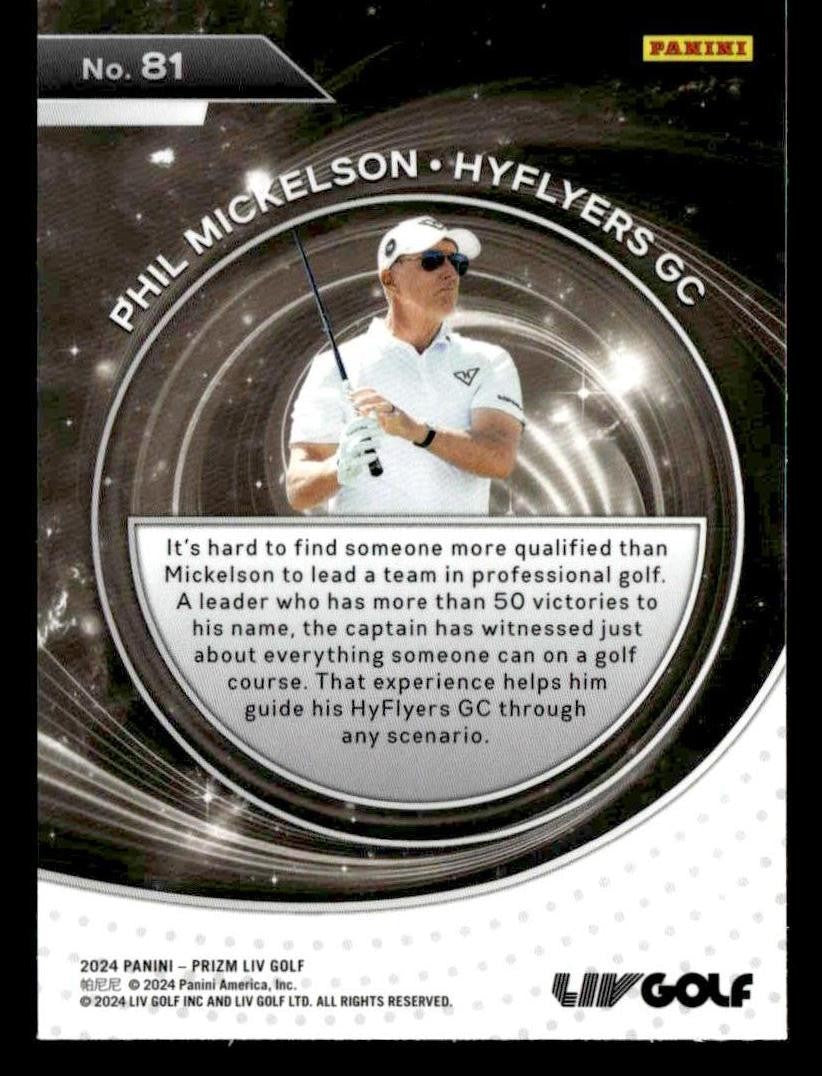 2024 Panini Prizm LIV #81 Phil Mickelson