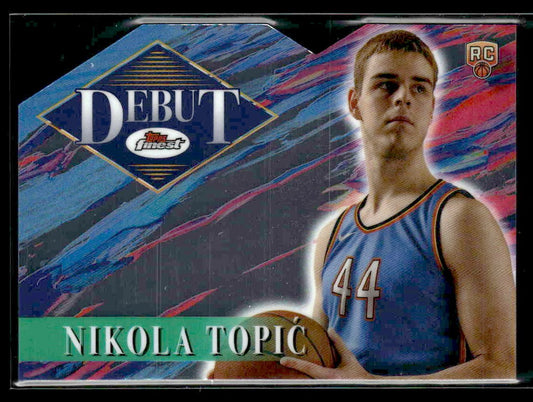2024-25 Topps Finest #D-8 Nikola Topić Debut
