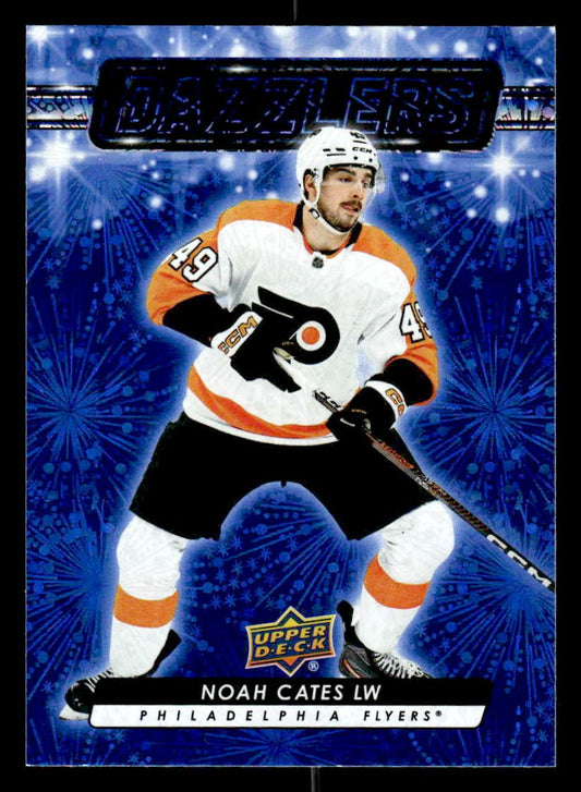 2023-24 Upper Deck #DZ-58 Noah Cates Dazzlers Blue