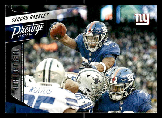 2019 Panini Prestige #HH-SB Saquon Barkley Highlight Reel