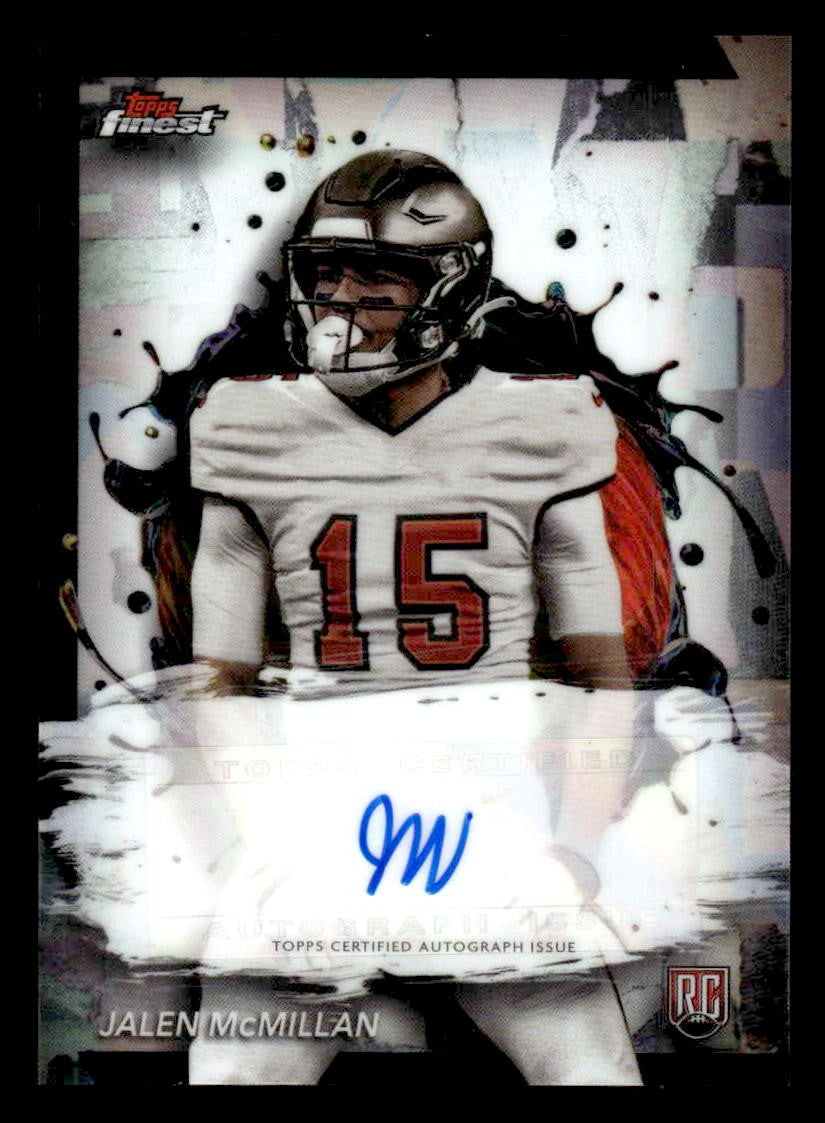 2024 Finest #RFA-JM Jalen McMillan Rookie Finest Autographs