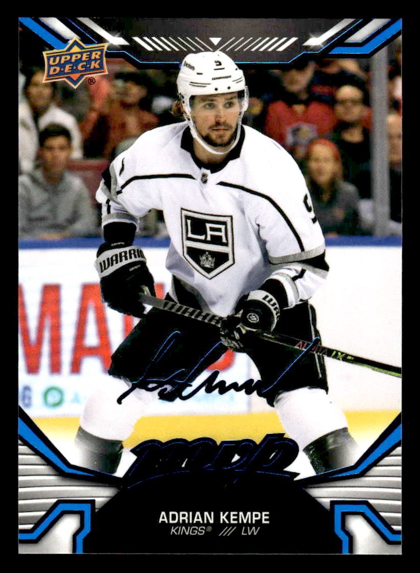 2022-23 Upper Deck MVP #131 Adrian Kempe Blue Script