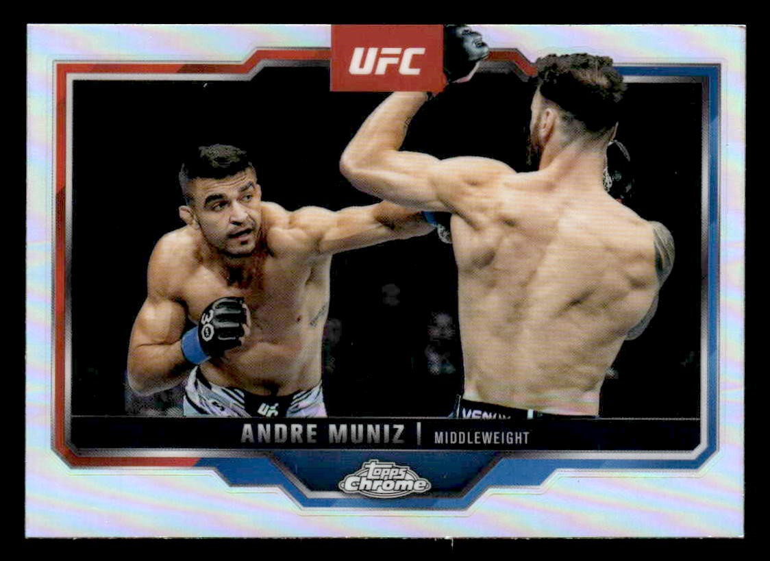 2025 Topps Chrome UFC #11 Andre Muniz Refractor