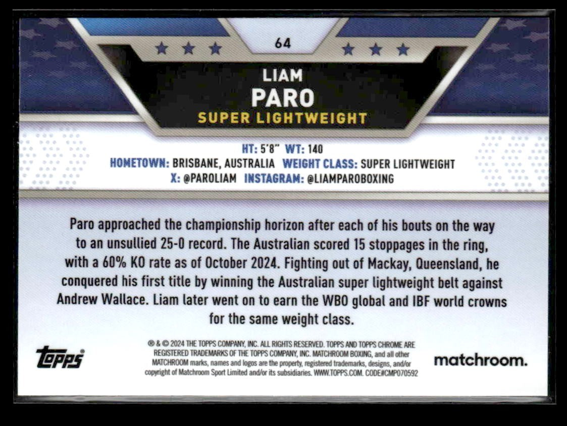 2024 Topps Chrome #64 Liam Paro