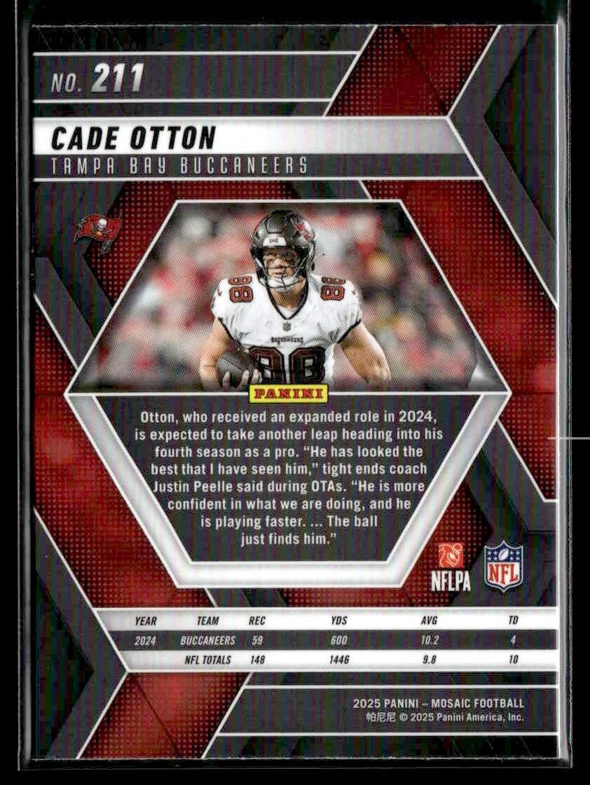 2025 Panini Mosaic #211 Cade Otton