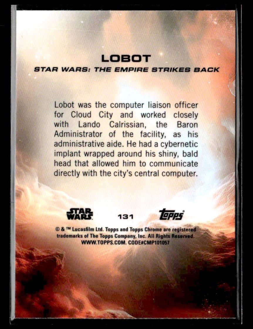2025 Topps Chrome Sapphire Edition Star Wars #131 Lobot