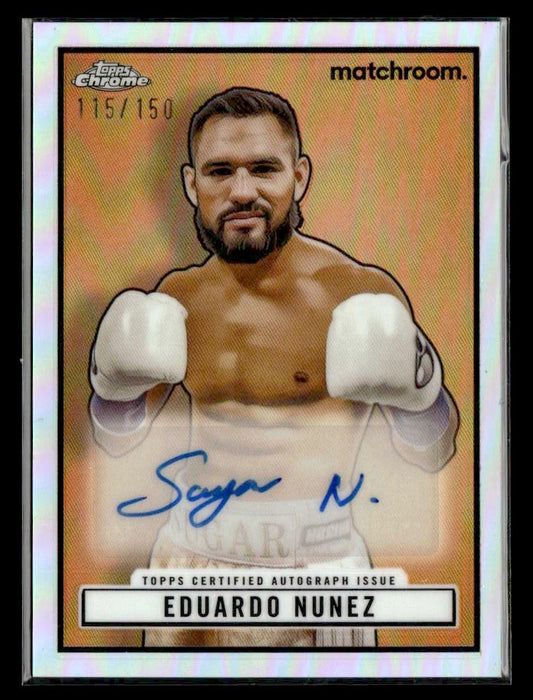 2024 Topps Chrome #TRA-EN Eduardo Nunez 1951 Ringside Autographs Refr #115/150