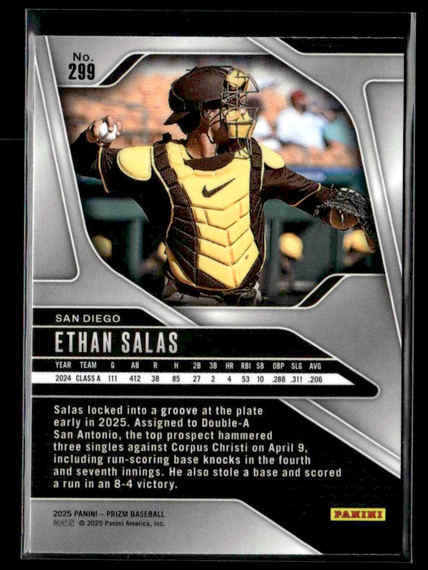 2025 Panini Prizm #299 Ethan Salas