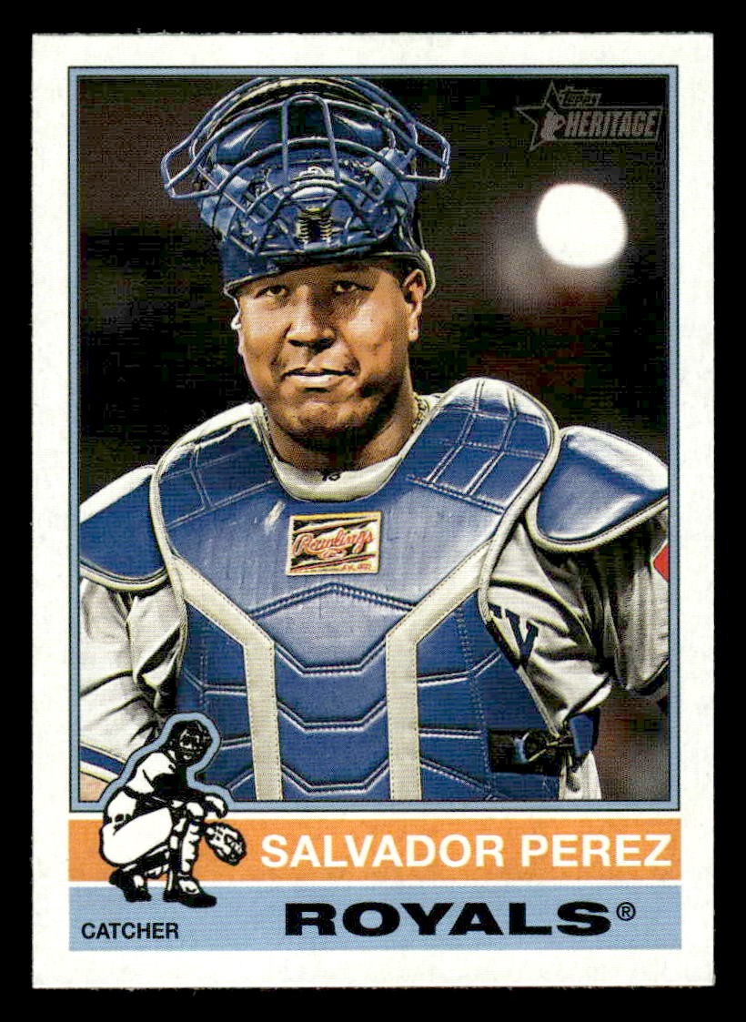 2025 Topps Heritage #21 Salvador Perez