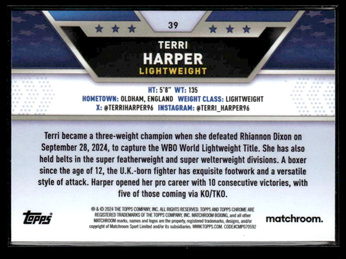 2024 Topps Chrome #39 Terri Harper