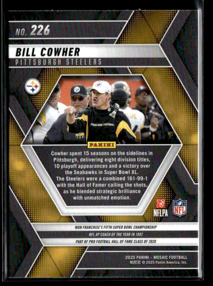 2025 Panini Mosaic #226 Bill Cowher
