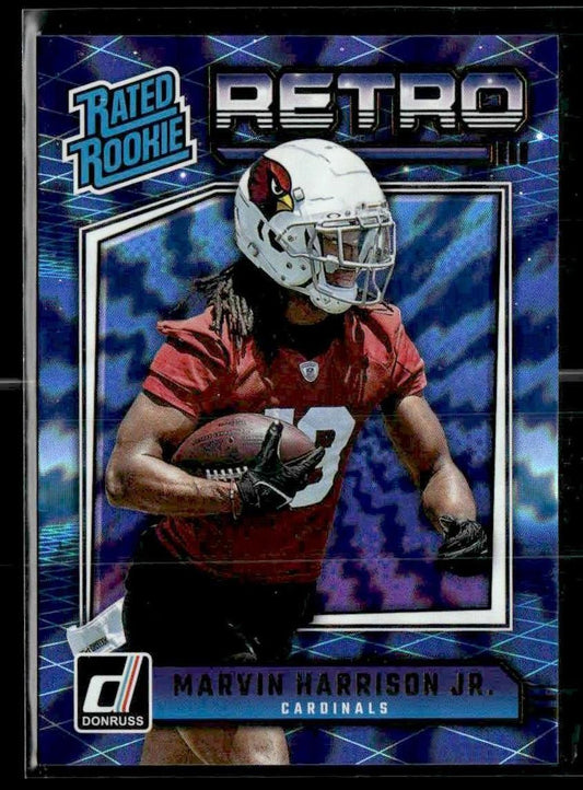 2024 Donruss #4 Marvin Harrison Jr. Rated Rookies Retro