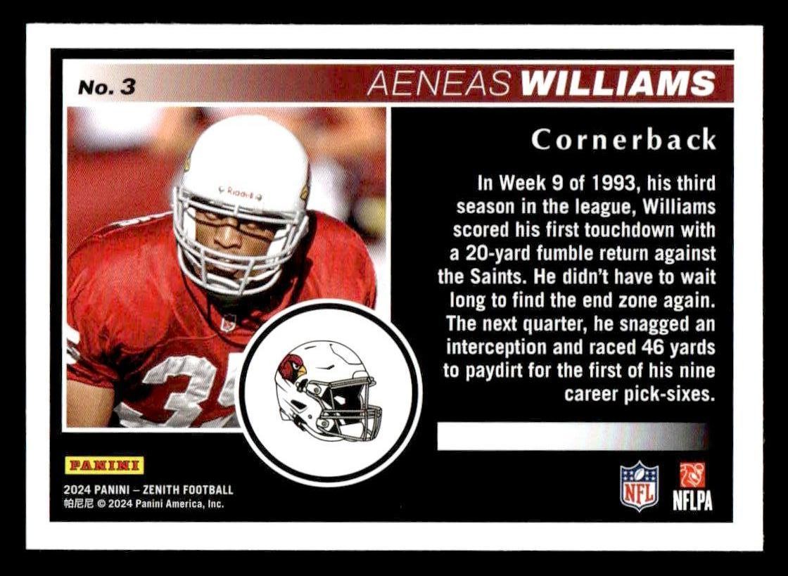 2024 Panini Zenith #3 Aeneas Williams Retail