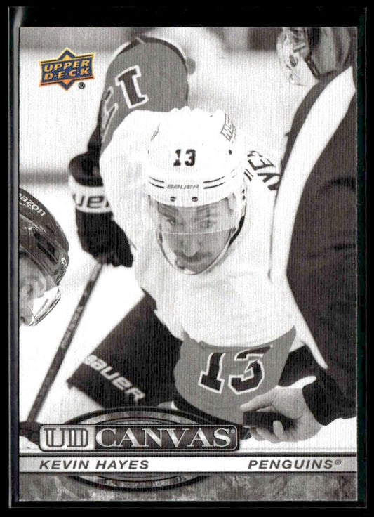 2025-26 Upper Deck #C-30 Kevin Hayes UD Canvas Black & White