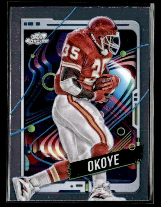 2024 Topps Chrome Cosmic #46 Christian Okoye