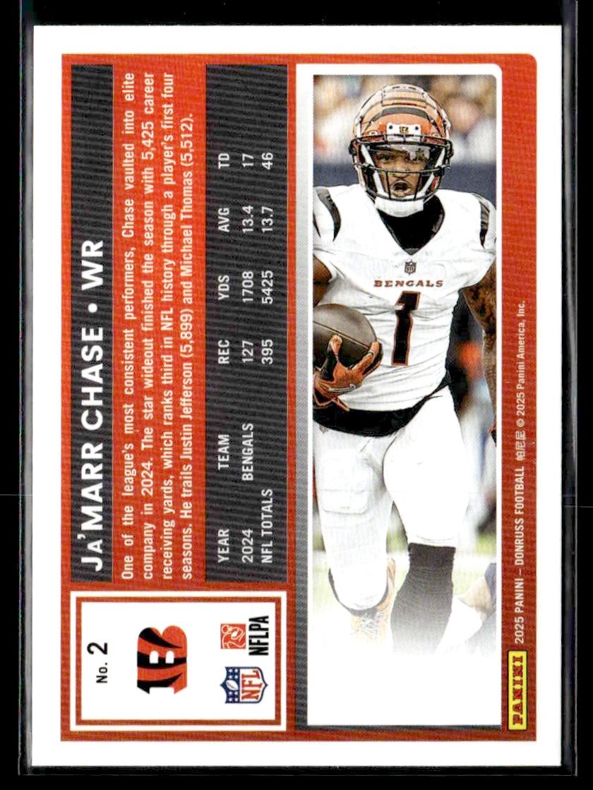 2025 Donruss #2 Ja'Marr Chase