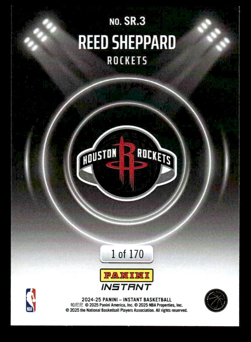2024-25 Panini Instant NBA Spotlight Rookies #SR.3 Reed Sheppard